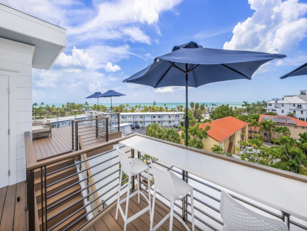 Luxury Lido Key Vacation Rental  Sarasota Beachfront Home with Rooftop Deck & Pool